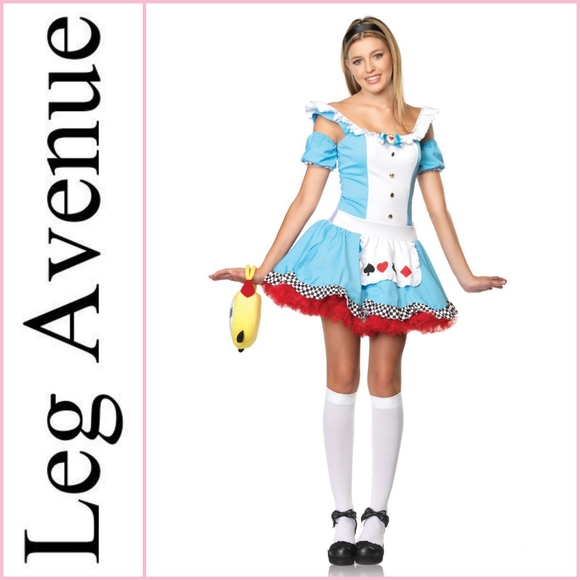 NEW Leg Avenue Jr. Sweetheart Alice Dress Halloween Costume